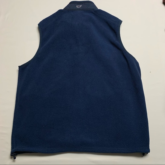 Vineyard Vines, Martha's Vineyard Men’s Full Zip Fleece Vest - Picture 3 of 11
